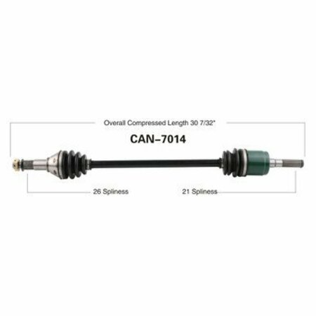 WIDE OPEN OE Replacement CV Axle for CAN AM FRONT R MAVERICK CAN-7014